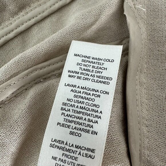 Chicos Crochet Vest Size L Lace Open Front - Picture 11 of 12